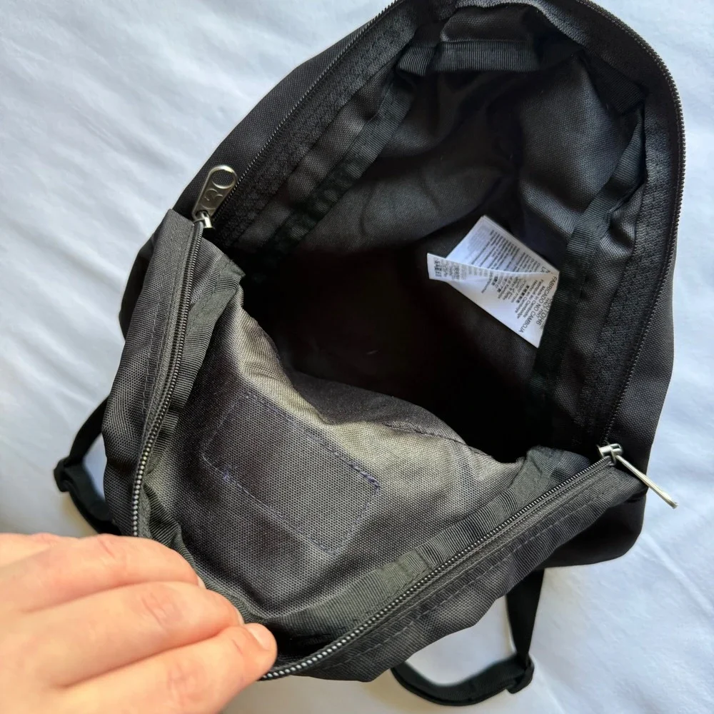 JanSport Half Pint Mini Backpack Black Small Travel Kidcore Festival Accessory